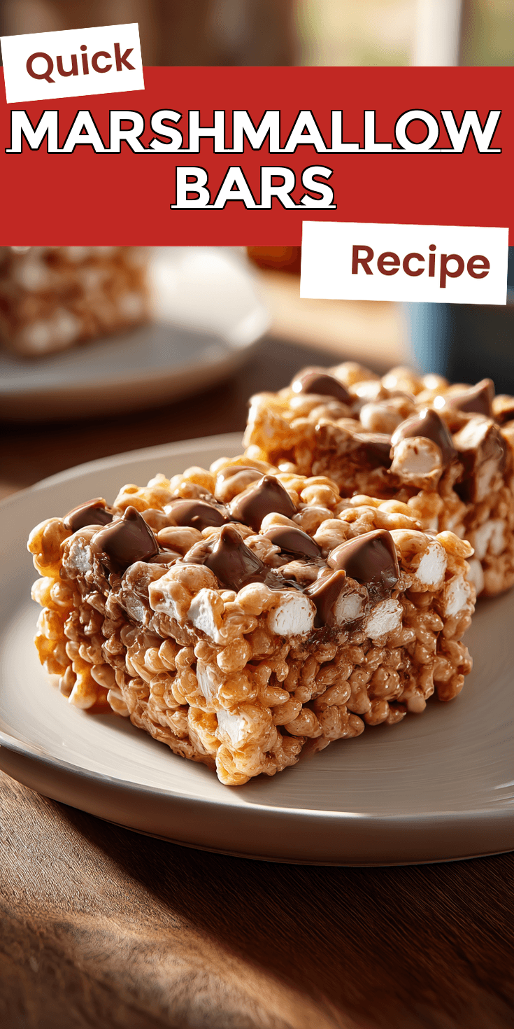 Marshmallow Bars served warm with cozy spices