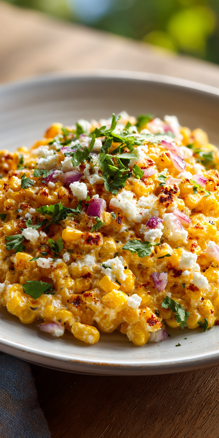 Mexican Street Corn Dip served warm with cozy spices