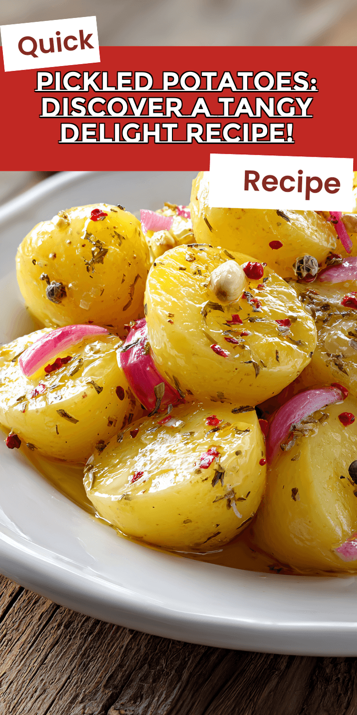 Pickled Potatoes: Discover a Tangy Delight Recipe! served warm with cozy spices