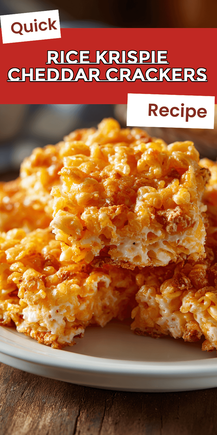 Rice Krispie Cheddar Crackers served warm with cozy spices